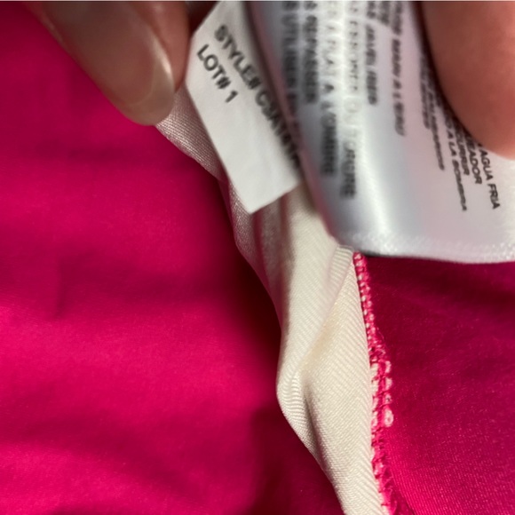 Carmen Marc Valvo one piece bathing swim suit hot pink ruffle Barbiecore size 6 - Picture 7 of 9